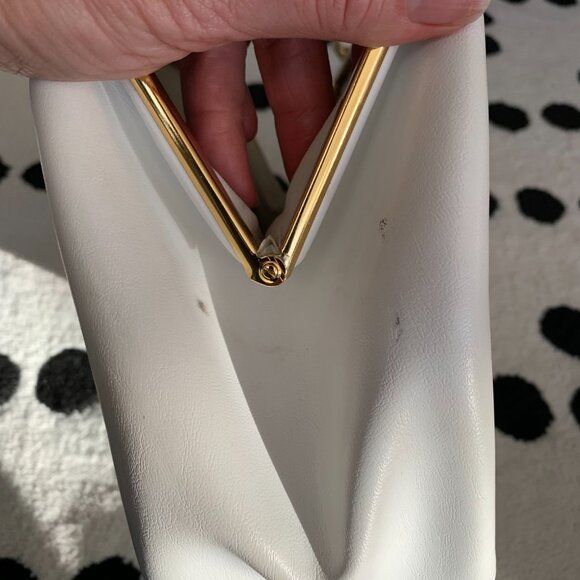 Vintage 50s Vinyl Faux Leather Top Handle Shoulder Bag Retro Handbag Purse - Picture 15 of 15